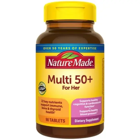 Nature Made Women's 50+ Multivitamin Tablets - 90ct image {9}