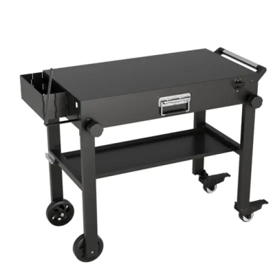 Outdoor Grill Cart Heavy Duty Commercial Grade - Rolling Kitchen Cart image {1}