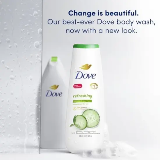 Dove Body Wash Refreshing Cucumber and Green Tea, 11 oz image {4}