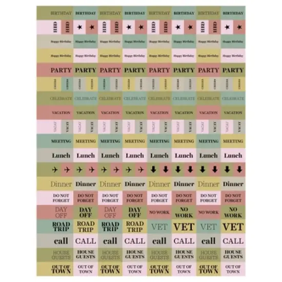 TF Publishing 2024 Weekly/Monthly Planner 11"x9" Rain Drops image {4}