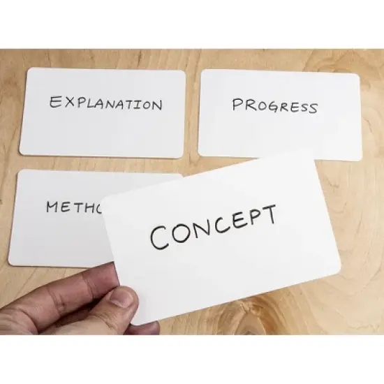 Juvale Blank Index Cards - 100-Count Blank Flash Cards, for Business Cards Message Cards, DIY Gift Cards, White, 3 x 5 Inches image {2}