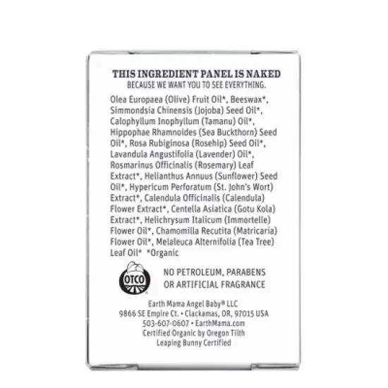 Earth Mama Organics Skin & Scar Balm 1 fl oz image {4}