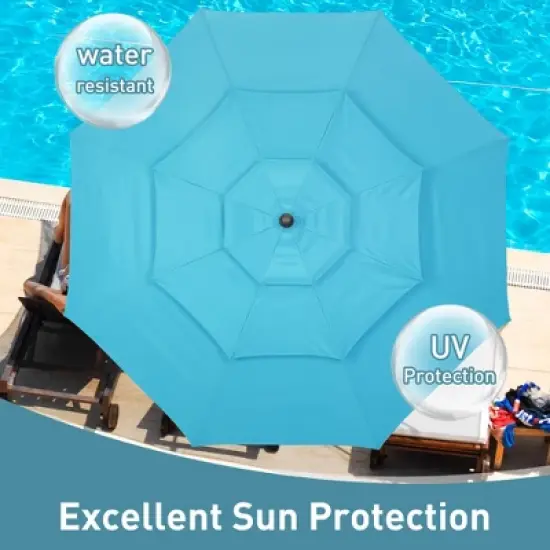 Ainfox 10ft  3-Tier Vented Beach Umbrella image {4}