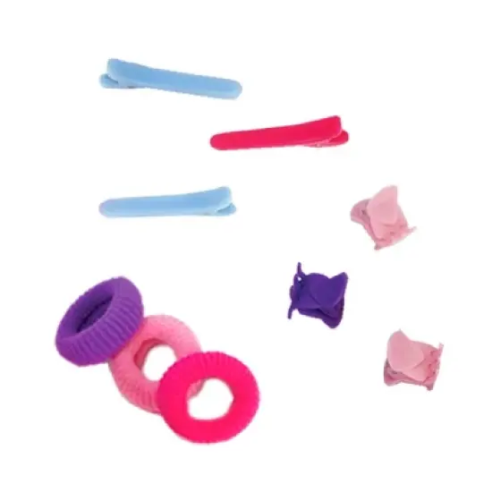 Sophia's - 18" Doll - Small Hair Style Set - Pink image {2}