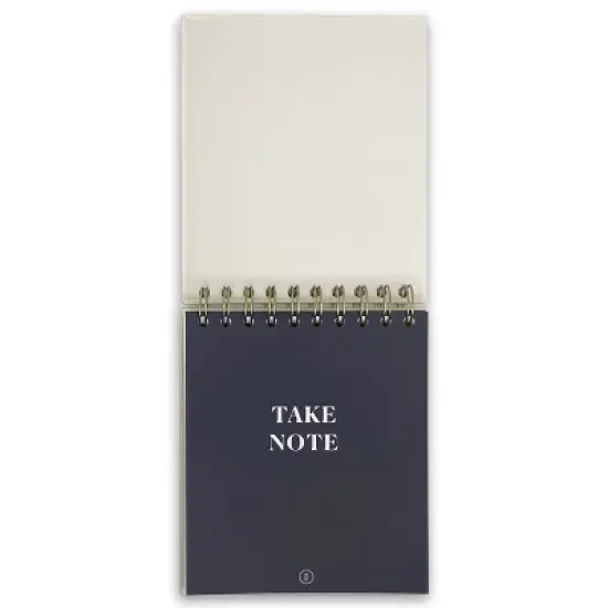 Desktop Ruled 1 Subject Spiral Notepad Write It Down Cream - Wit & Delight: Hard Cover, Lined Paper, 135 Pages, 5.5x6.5" image {3}