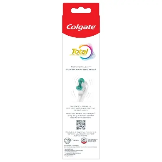 Colgate Total Active Prevention Battery Powered Toothbrush - White image {9}