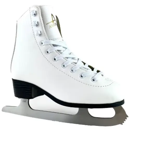 American Athletic Girl's Tricot Lined Figure Skate image {1}