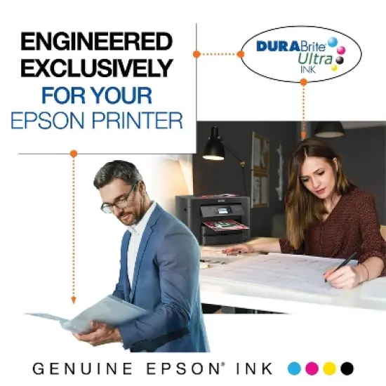 Epson 822 CMYK Multipack Ink Cartridges: Standard Yield Printer Ink Combo Pack image {4}