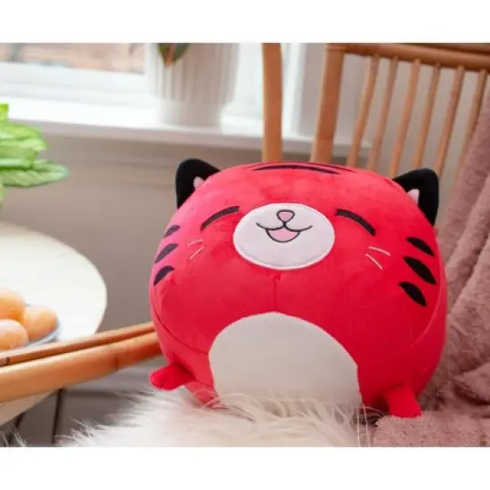 Toynk MochiOshis 12-Inch Character Plush Toy Animal Red Tiger | Puyumi Purroshi image {5}