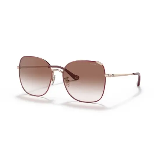 Coach HC7133 57mm Female Square Sunglasses image {8}
