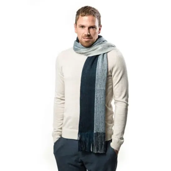 Mio Marino | King Striped Knit Scarf image {10}