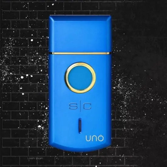 StyleCraft Uno Single Foil Shaver USB Rechargeable Travel Size Blue image {6}