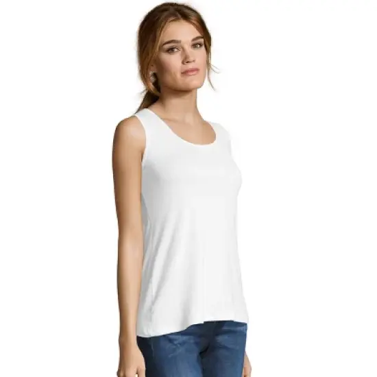 Hanes Women's Mini-Ribbed Cotton Tank image {4}