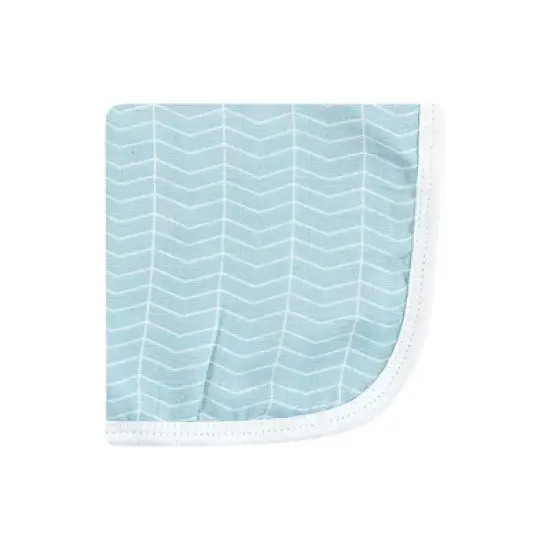 Hudson Baby Infant Boy Cotton Muslin Washcloths, Dino, One Size image {3}