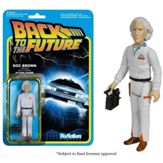 Funko Back To The Future Funko ReAction 3 3/4" Action Figures Set Of 4 image {2}