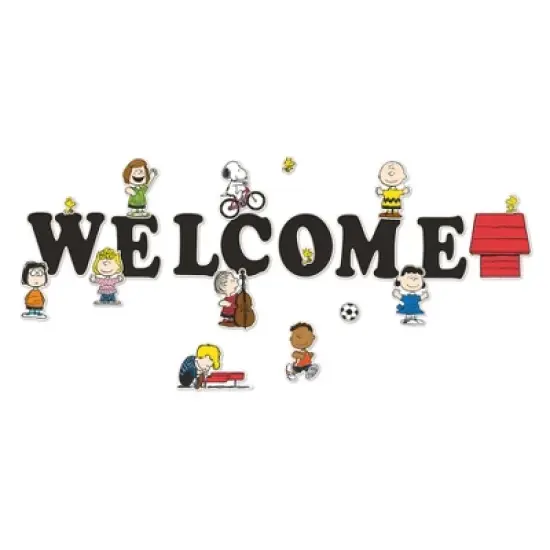 Eureka&reg; Peanuts&reg; Giant Welcome Bulletin Board Set, 22 Pieces image {3}