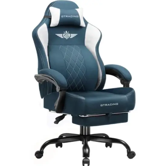 GTPLAYER Big and Tall Gaming Chair, Breathable Fabric, Strong Lumbar Support, Comfortable Office Chairs image {9}