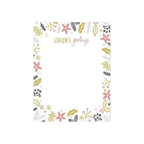 Great Papers! Modern Holiday Letterhead Multicolor 80/Pack (2020101) image {1}