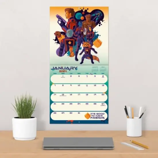 Trends International Inc. 2023-24 Wall Calendar 12"x12" Marvel Guardians of the Galaxy Vol. 3 image {4}