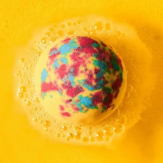 Da Bomb Bath Fizzers Tie-Dye Yellow Bath Bomb - 6.5oz image {3}