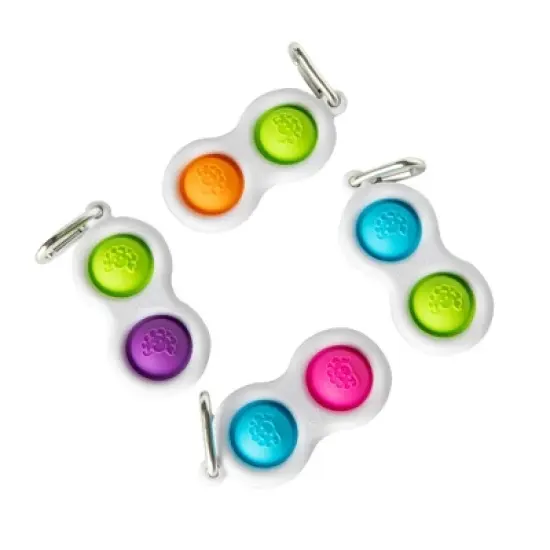 Fat Brain Toys Simpl Dimpl Keychain - Color May Vary image {1}