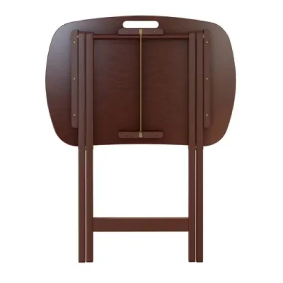 5pc Lucca TV Set Walnut Finish - Winsome image {11}