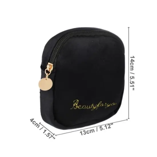 Unique Bargains Durable Square Small Makeup Bag 1 Pc image {1}