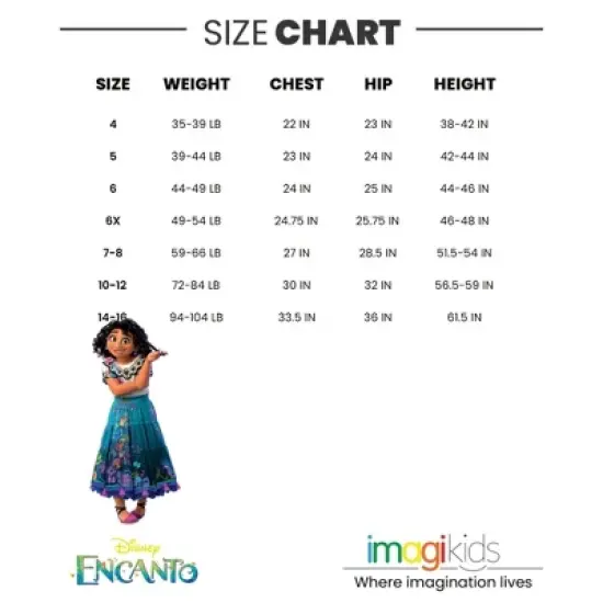 Disney Encanto Minnie Mouse Isabela Luisa Mirabel Girls Skater Dresses and Scrunchie Toddler to Big Kid  image {6}