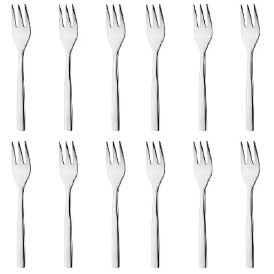 BergHOFF Essentials 12Pc Stainless Steel Cake Fork Set, Pure, 5.75" image {4}