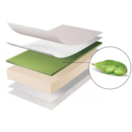 Sealy Butterfly Antibacterial 2-Stage Foam Crib and Toddler Mattress image {6}