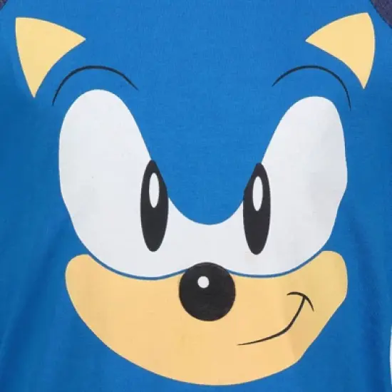 SEGA Sonic The Hedgehog Knuckles Tails 3 Pack Graphic T-Shirts Red/Blue/Yellow Little Kid to Big Kid image {8}
