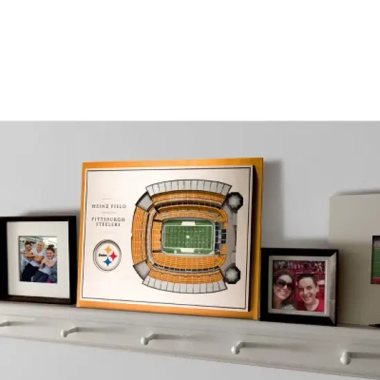 NFL Pittsburgh Steelers 5-Layer StadiumViews 3D Wall Art image {3}