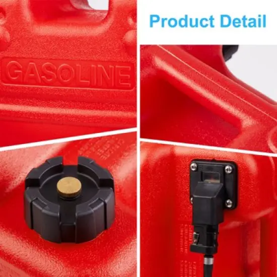 Portable Boat Fuel Gas tank 6 Gallon Marine Outboard Gas Tank Durable Leak-Resistant Design for Marine, Boating & Outdoor Power Equipment image {5}