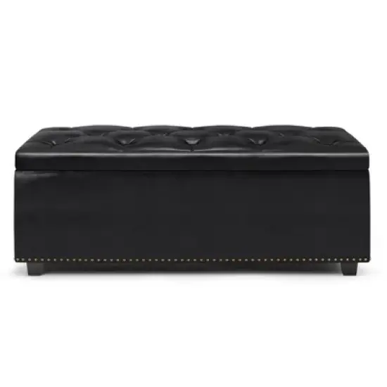 Rectangular Springfield Lift Top Storage Ottoman - WyndenHall image {7}