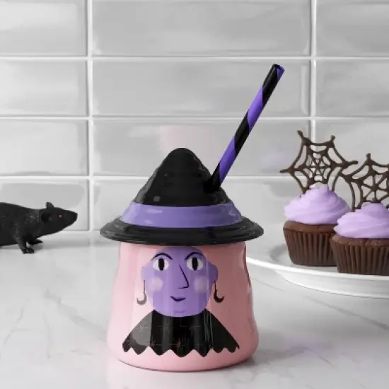 12 fl oz Halloween Figural Witch Tumbler - Hyde and EEK! Boutique&trade; image {1}