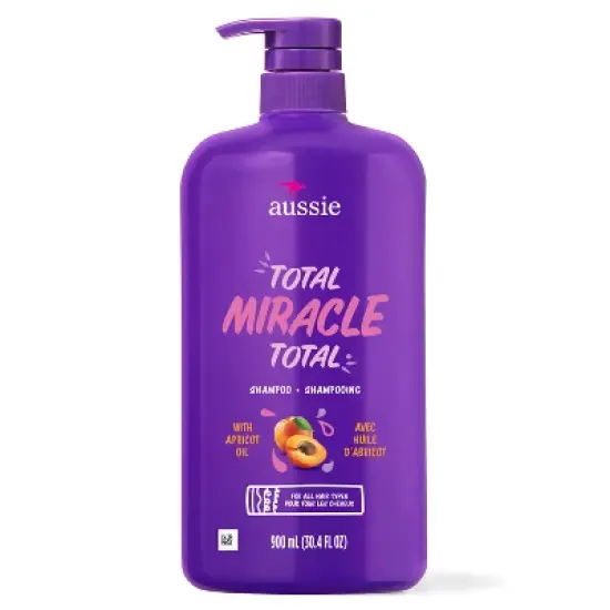 Aussie Paraben-Free Total Miracle Shampoo with Apricot & Macadamia For Damage Hair - 30.4 fl oz image {7}