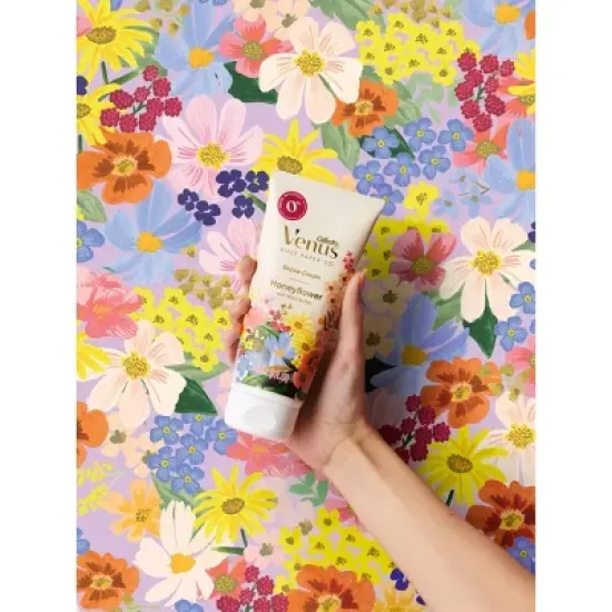 Rifle Paper Co. + Venus Pure Honeyflower Shave Cream - 6 fl oz image {2}