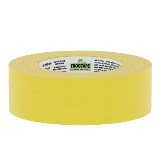 FrogTape 1.41"x 60yd 4pk Delicate Surface Painting Tape Yellow image {7}