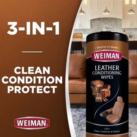 Weiman Leather Wipes - 30ct image {1}