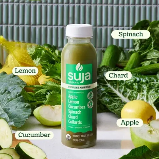 Suja Organic Sunrise Greens Juice Drink - 12 fl oz image {5}
