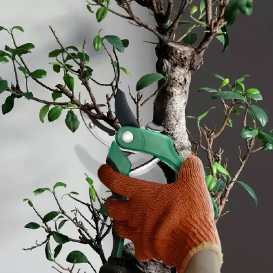 Nevlers Anvil Garden Shears - Stainless Steel Blade, Green image {6}