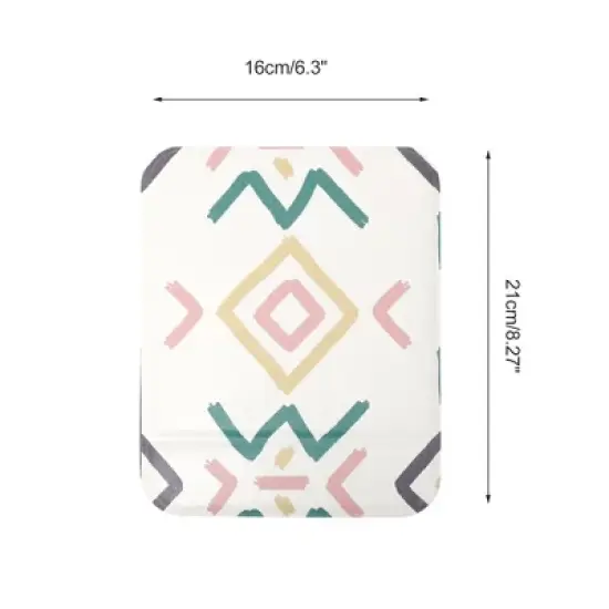 Unique Bargains Women Makeup Mirror for Travel Green 1 Pc image {1}