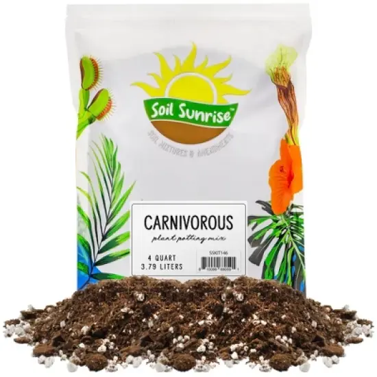 Soil Sunrise Carnivorous Plant Potting Soil Mix for Venus Fly Trap, Pitcher Plants image {11}