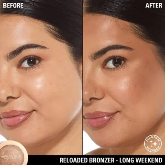 Makeup Revolution Reloaded Bronzer - 0.53oz image {2}