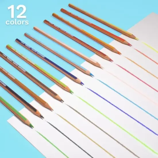 Lyra&reg; Graduate Watercolor Pencils Set Tin with Brush, Assorted Colors, 12 Per Set, 2 Sets image {4}