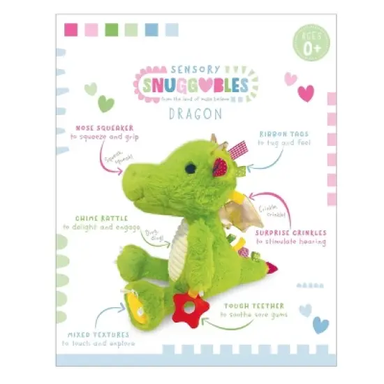 Make Believe Ideas Sensory Snuggables Plush Stuffed Animal - Dragon image {2}