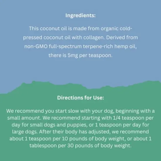 BUDDYREST Soothe&trade; Calming Coconut & Collagen Dog Supplement &ndash; Promotes Calmness, Supports Joint Health & Skin, All‑Natural, Tasty Coconut Flavor image {3}