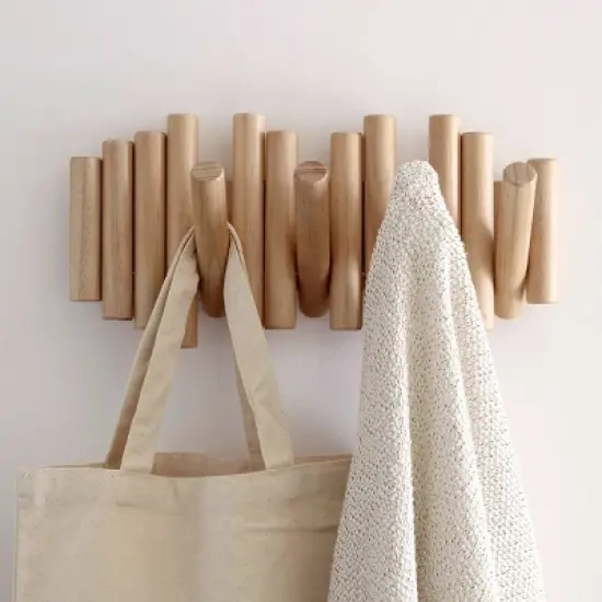 Umbra Picket 5 Hooks Natural Finish image {7}