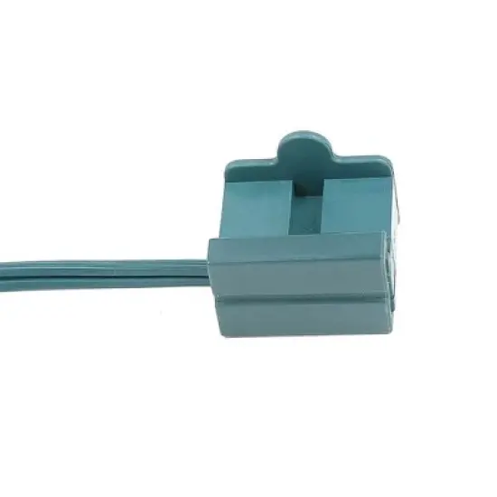 Novelty Lights Green Snap-On Vampire Plug SPT-2 for C9/C7 Socket or Zip Cord Wire image {6}