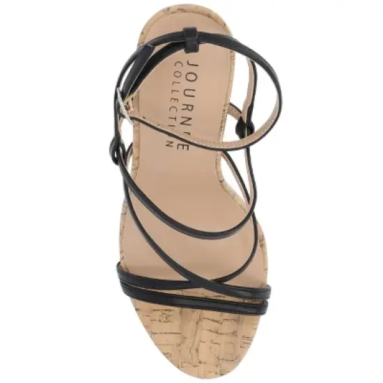 Journee Collection Womens Fylissa Multi Strap Stiletto Open Toe Pumps image {3}
